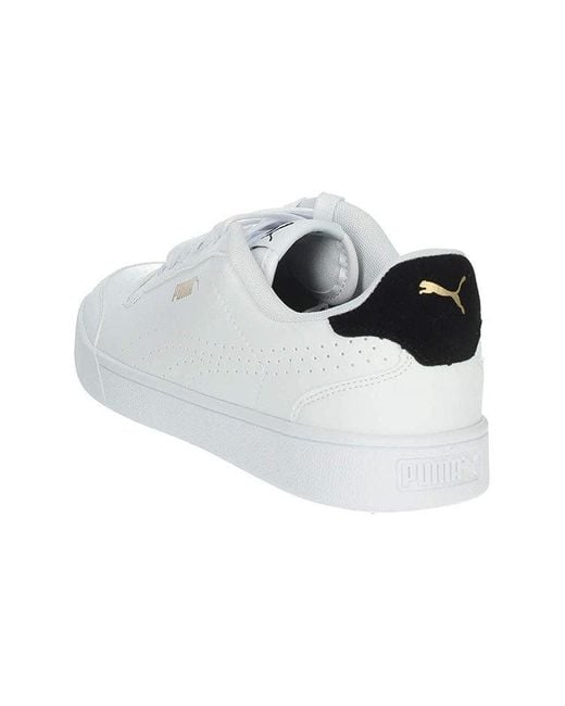 PUMA White Shuffle Perf Sneakers for men
