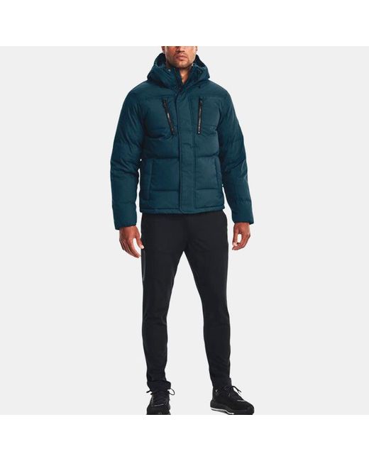 Under Armour Blue Coldgear Infrared Down Jacket for men