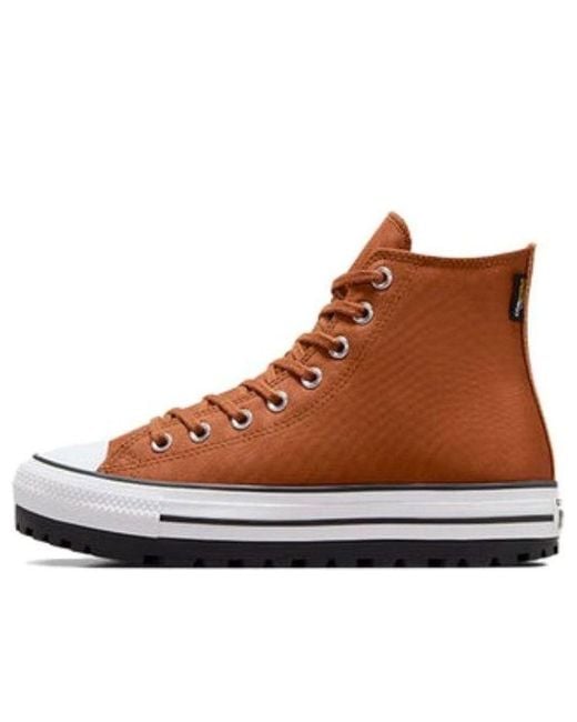 Converse Brown Chuck Taylor All Star City Trek Waterproof Boot 'Tawny Owl' for men