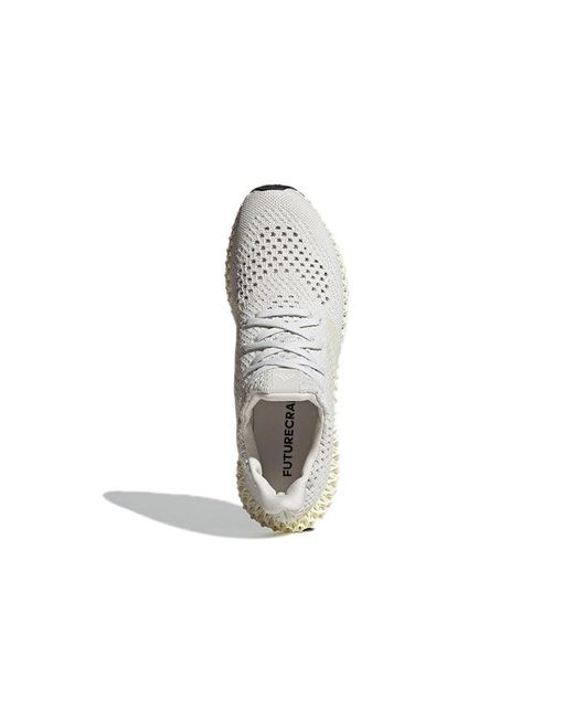 Adidas White Futurecraft 4D 'Crystal' for men