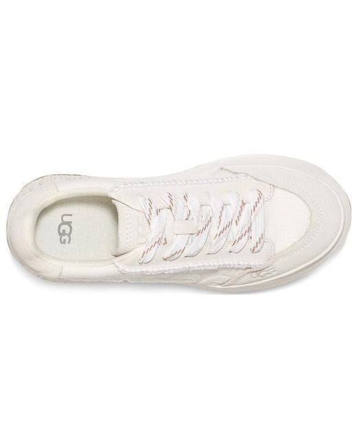 Ugg White (Wmns) Marin Lace Logo Sneaker