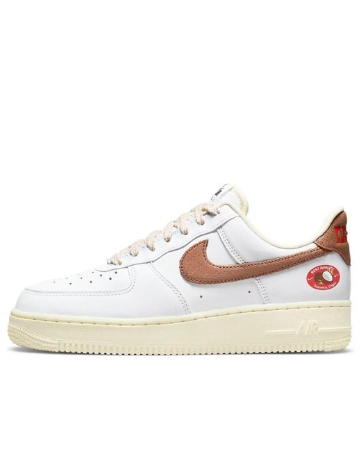 Nike White (Wmns) Air Force 1 Low '07 Lx 'Coconut'