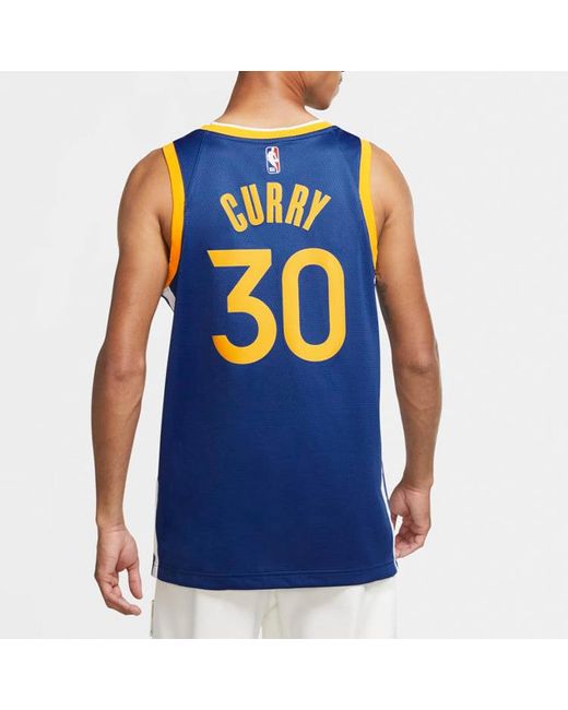 Nike Blue Nba Team Limited Jersey Sw Fan Edition Golden State Warriors Curry No. 30 2020-2021 Season for men