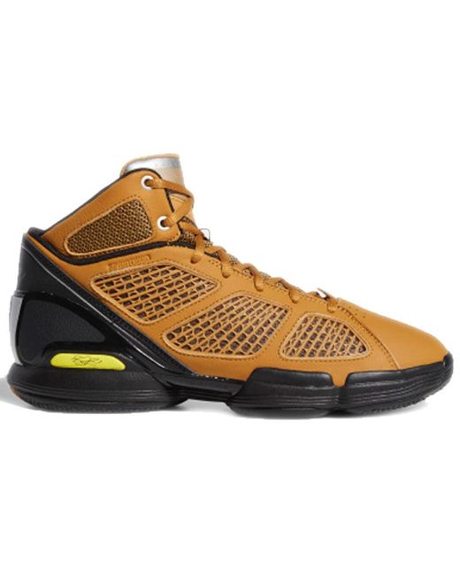 Adidas Brown Adizero Rose 1.5 Vintage Basketball Shoes 'Mesa Cblack' for men
