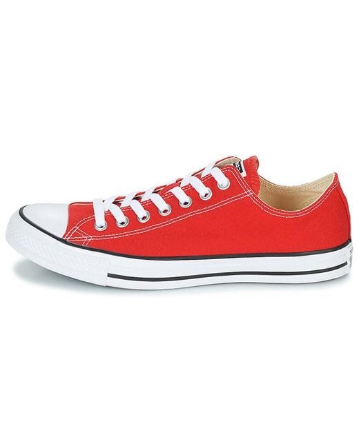 Converse Red Chuck Taylor All Star Low for men