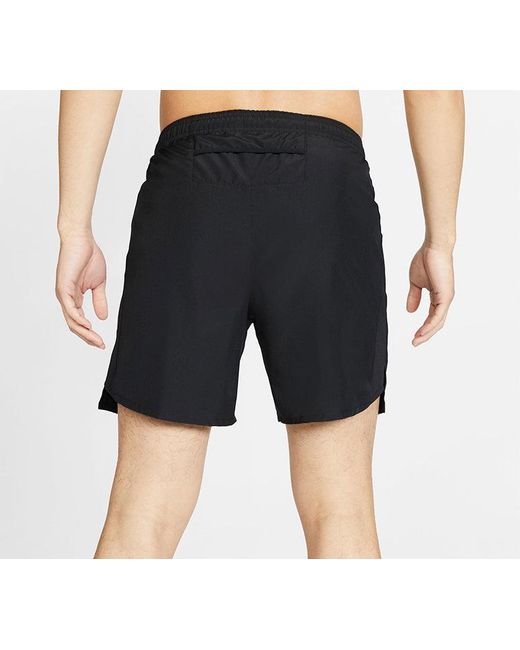Nike Black Challenger7 Brief Running Athleisure Casual Sports Shorts for men