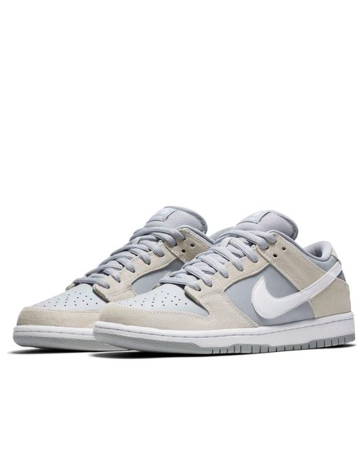 Nike White Sb Dunk Low 'Summit' for men