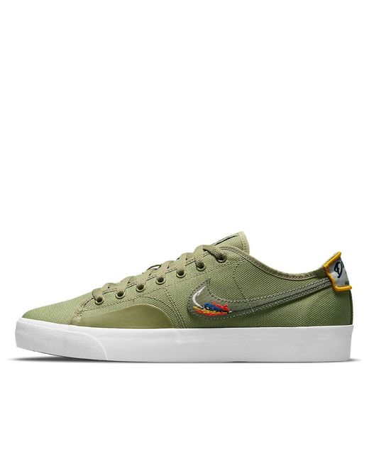 Nike Green Daan Van Der Linden X Blazer Court Sb 'Dusty' for men