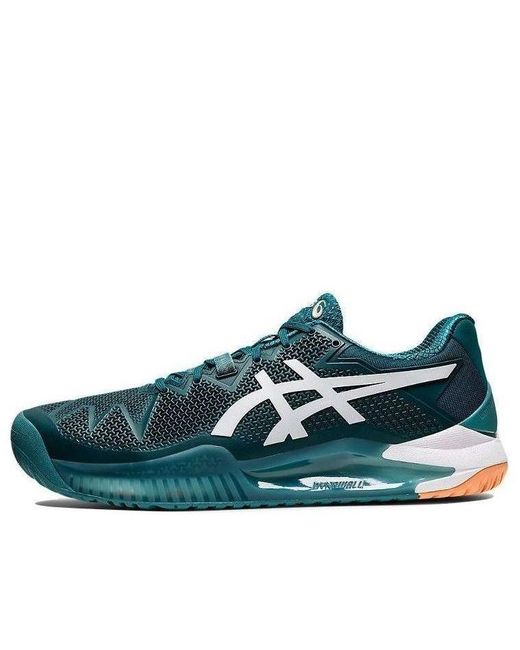 Asics Blue Gel Resolution 8 'Velvet Pine' for men