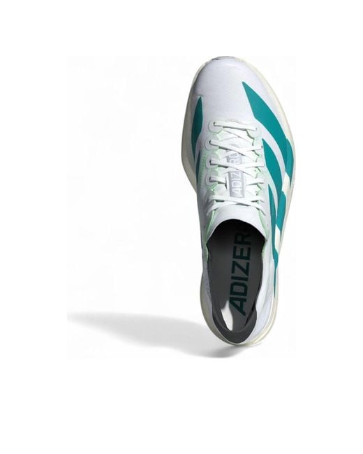 Adidas Blue Adizero Adios Pro 4 Shoes for men