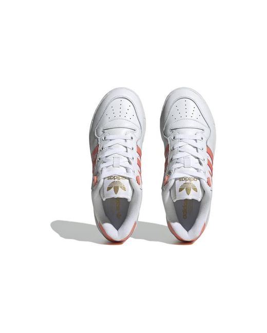 Adidas White (Wmns) Rivalry Low Coral Fusion'
