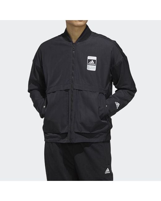 Adidas Green U2 Jkt Bomb Fleece Lined Jacket for men
