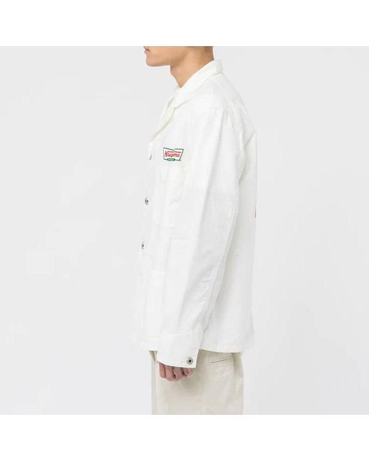 Human Made White X Krispy Kreme Factory Jacket for men