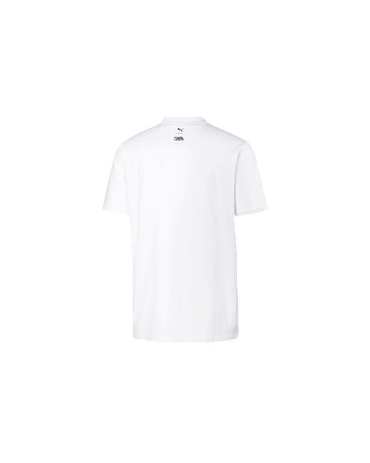 PUMA Red Fendi Crossover Round Neck Short Sleeve for men