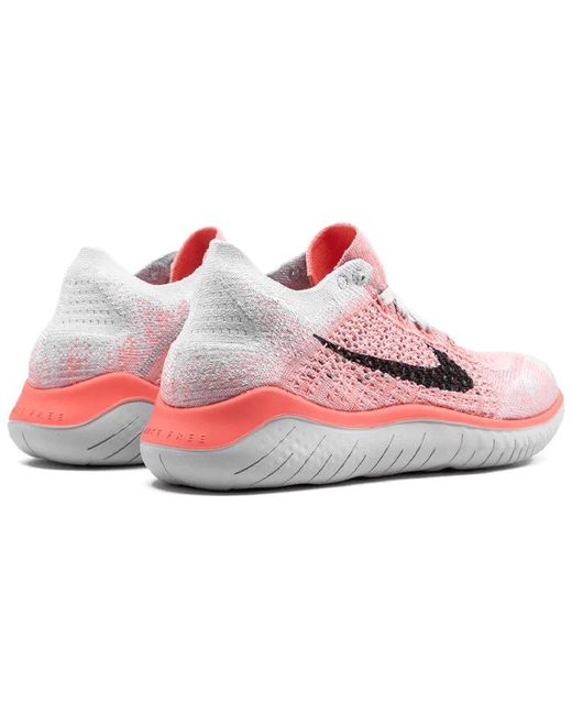 Nike Pink (Wmns) Free Rn Flyknit 2018 'Crimson Pulse'
