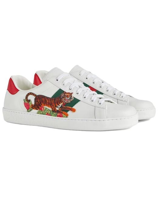 Gucci White Ace 'Lunar New Year for men