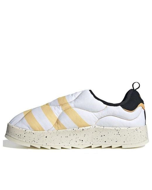 Adidas White Puffylette for men