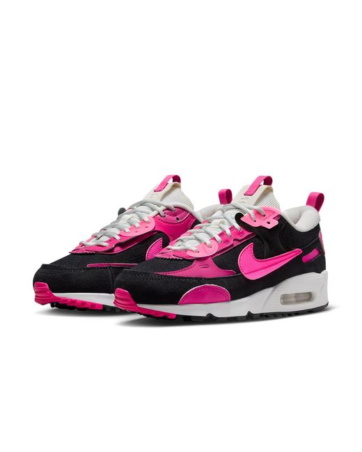 Nike Black (Wmns) Air Max 90 Futura Fireberry'