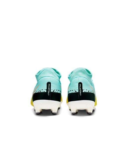 Nike Yellow Unisex Phantom Gt2 Academy Dynamic Fit Mg Multi-ground Soccer Cleats In Blue, for men