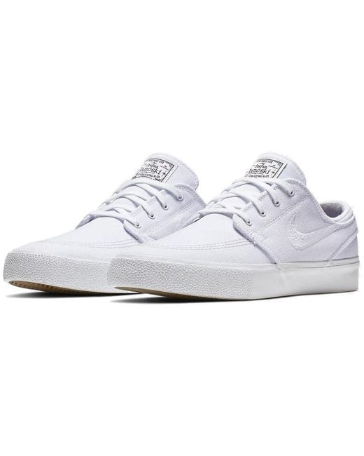 Nike White Zoom Stefan Janoski Canvas Rm Sb for men