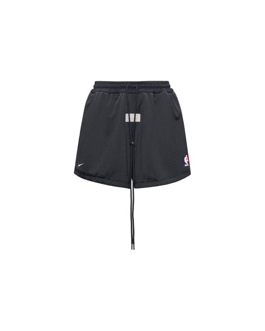 Nike Black X Fear Of God X Nba Basketball Shorts for men