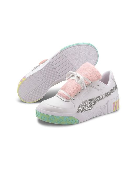 PUMA White (Wmns) Cali Fur X Sophia Webster