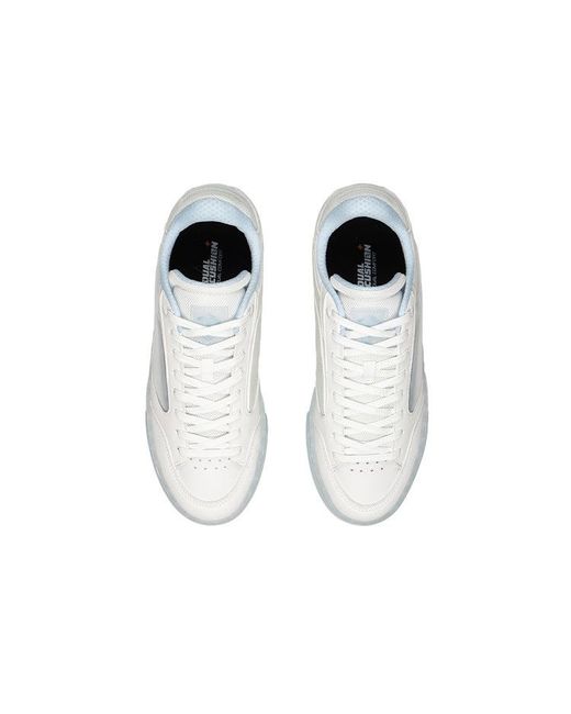 Li-ning White 180 Low Cozy Skateboarding Shoes Frost for men
