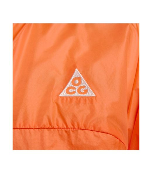 Nike Orange Acg Cinder Cone Windproof Jacket for men