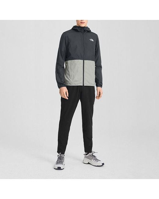 The North Face Gray Zipline Rain Jacket for men