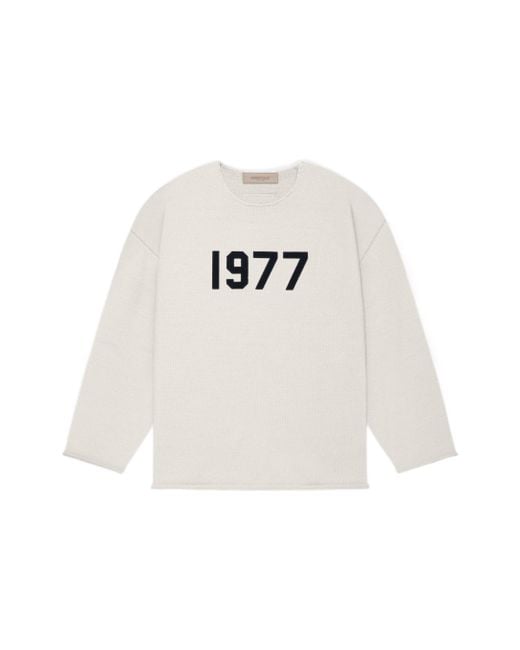 Fear Of God White Ss22 1977 Raw Edge Sweater 'Wheat' for men