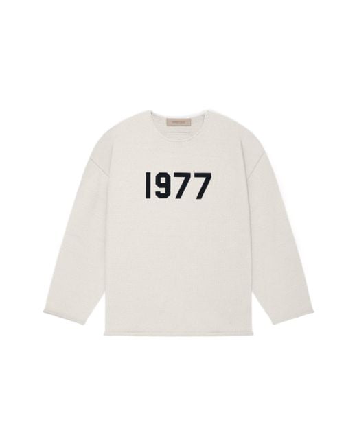 Fear Of God White Ss22 1977 Raw Edge Sweater for men