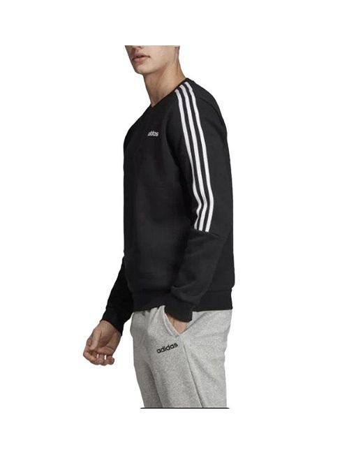 Adidas Black M Crew 3S Training Sports Pullover for men