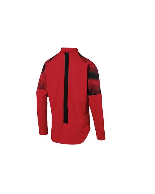 PUMA Red Jersey Ac Milan Stadium Poly Jacket for men