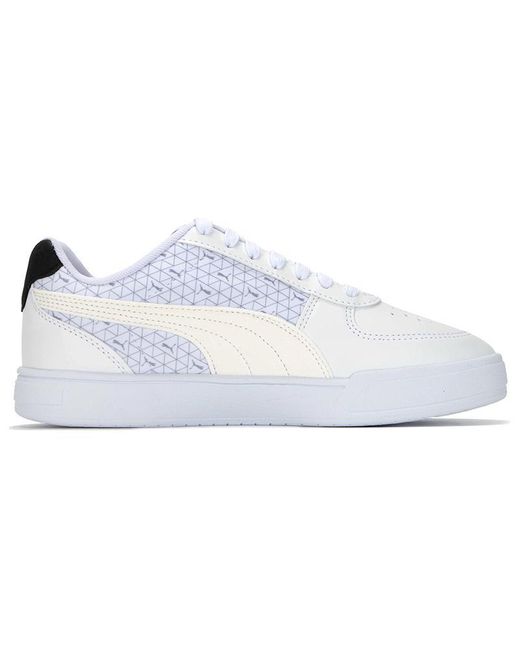 PUMA White Caven Logo Power for men
