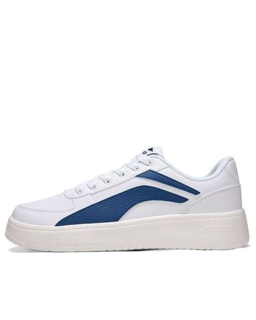 Li-ning Blue Casual Sneakers Low for men