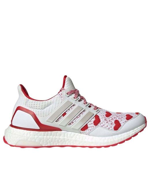 Adidas White Ultra Boost 1.0 'Valentines Day' for men