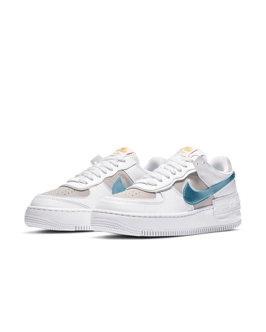 Nike White (Wmns) Air Force 1 Shadow Glacier Ice'
