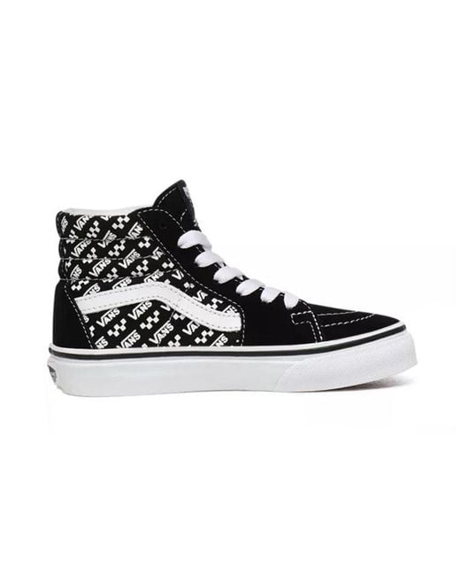 Vans Black Sk8-Hi Kids for men