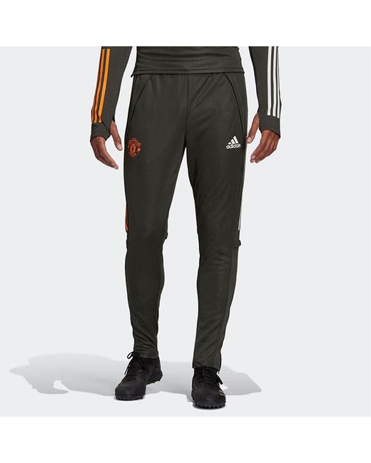 Adidas Gray Manchester United Soccer/Football Training Sports Long Pants for men