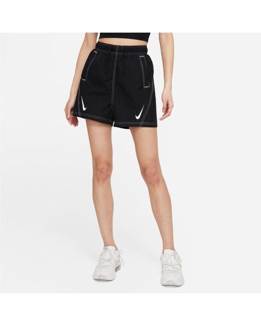 Nike Black (Wmns) As W Sportswear Rpl Swsh Wvn Gx Hr Sh