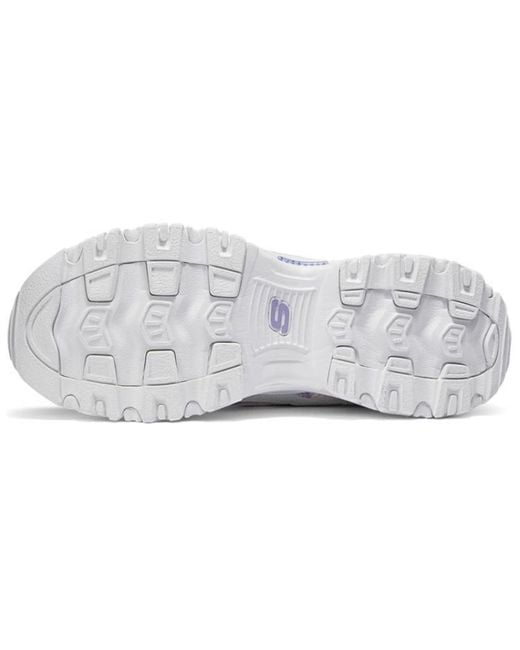 Skechers White (Wmns) Sport D'Lites 1.0
