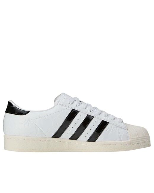 Adidas White X A Bathing Ape Superstar Vintage for men