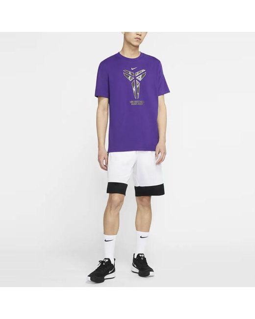 Nike Purple Dri-Fit Kobe Logo Basketball for men