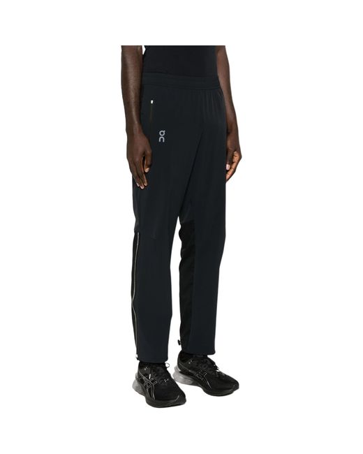 On Shoes Black Track Pants for men