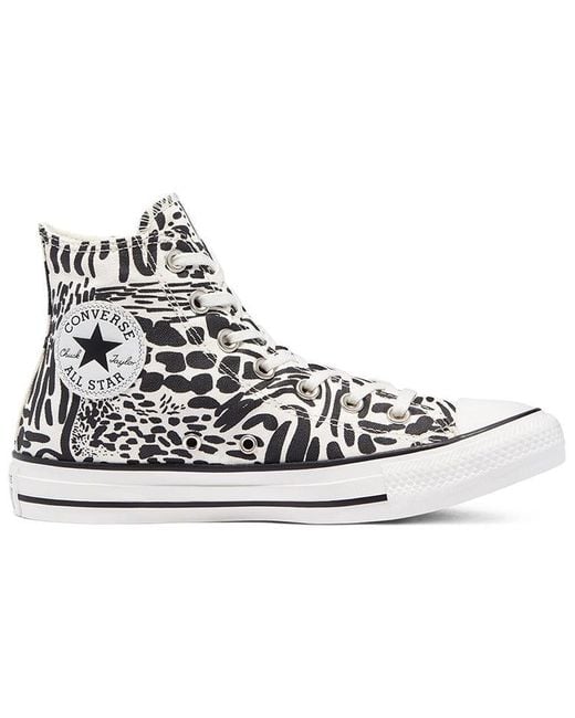 Converse Black (Wmns) Chuck Taylor All Star High 'Jungle Art'