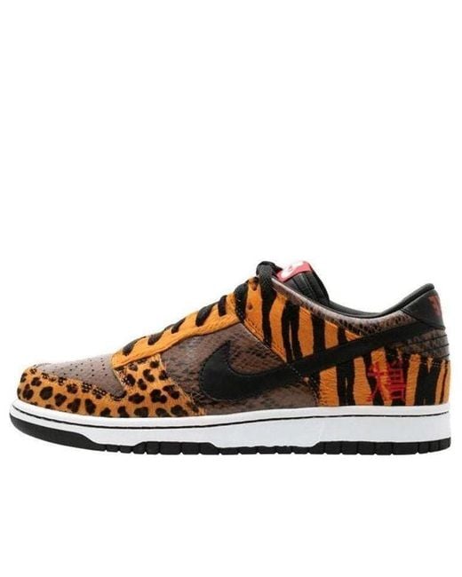 Nike Brown Dunk Low Premium 'Beast Pack' for men