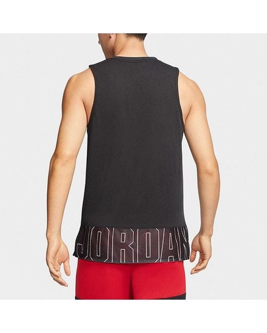 Nike Black 23 Alpha Basketball Sports Vest for men