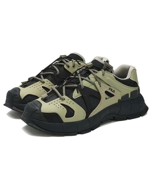Fila Brown Decoder Athletic Shoes for men