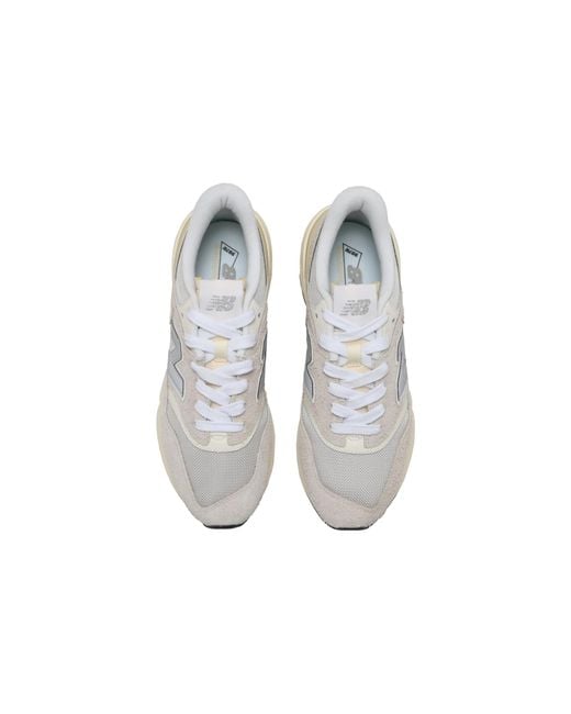 New Balance White 997 'Moonbeam' for men