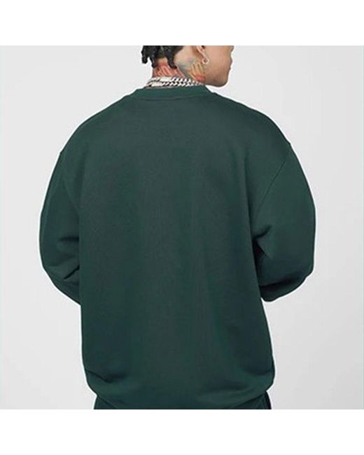 Li-ning Green Badfive Sports Basketball Series Printing Loose Round Neck Pullover 'Dark' for men